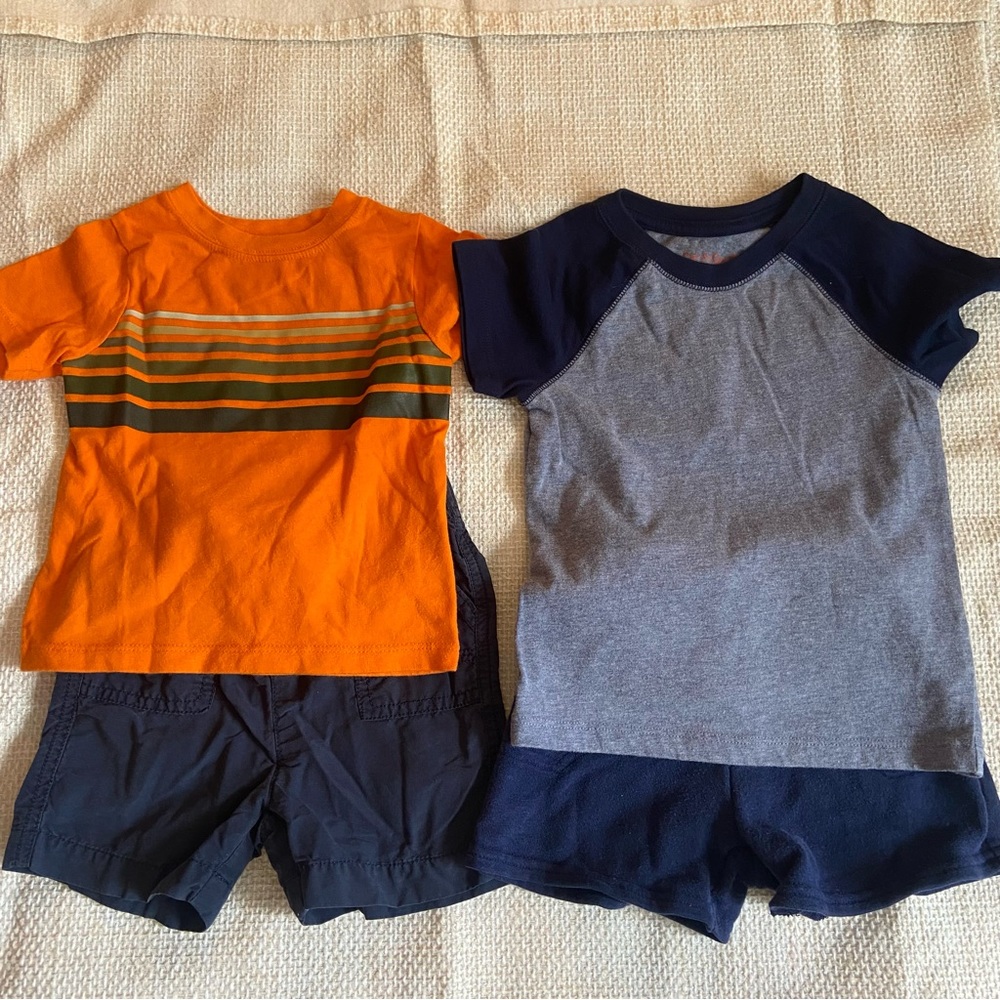 Baby boy tshirt+shorts bundle